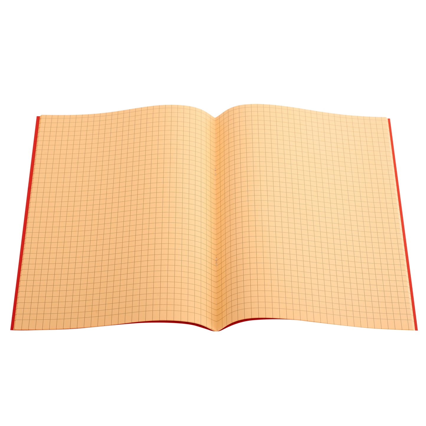A4 - 7mm Squared Tinted Exercise Book - (Red Cover)