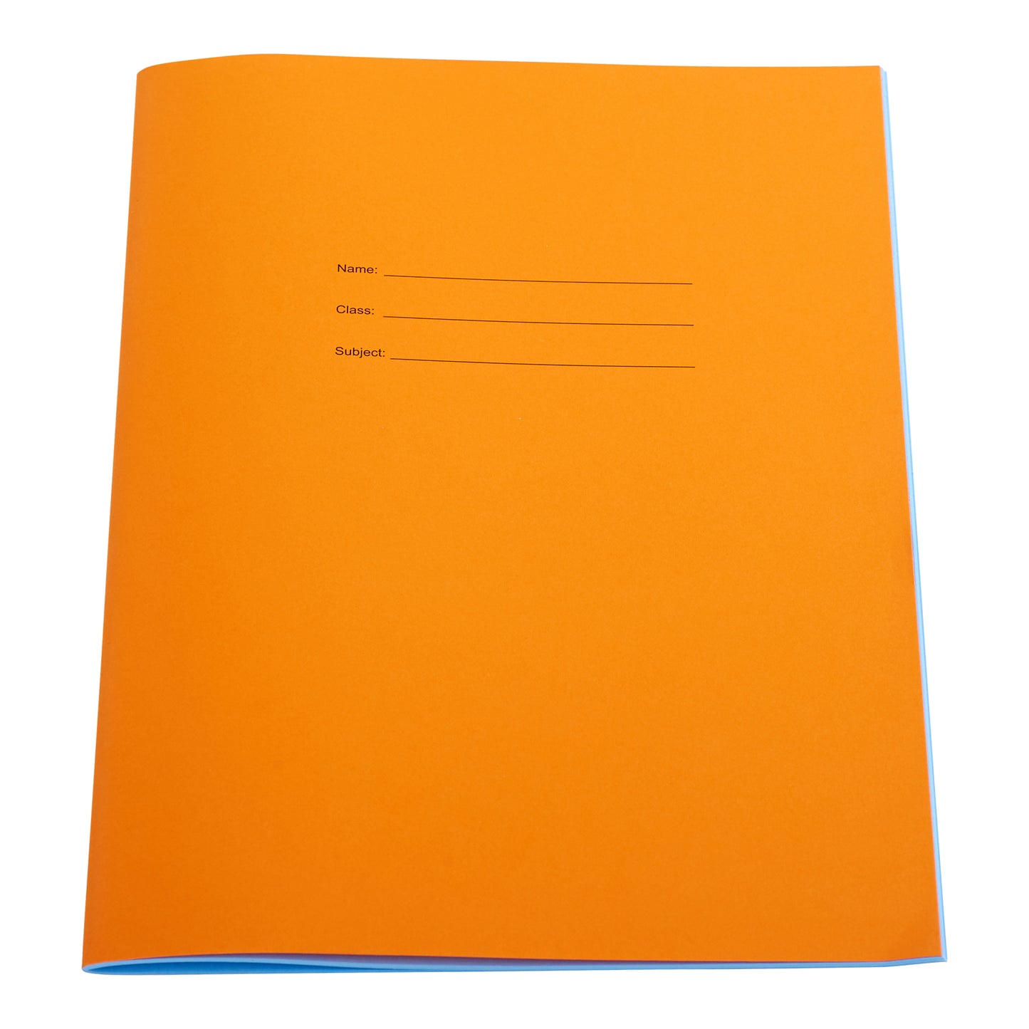 A4 - Plain Tinted Paper - Exercise Books (Orange Cover)